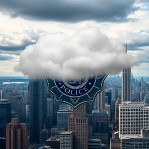 Cityscape of New York representing NYPD controversy