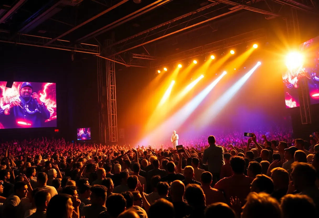 Crowd at Paul McCartney concert in Nashville