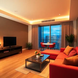 Modern condo symbolizing a new chapter in life