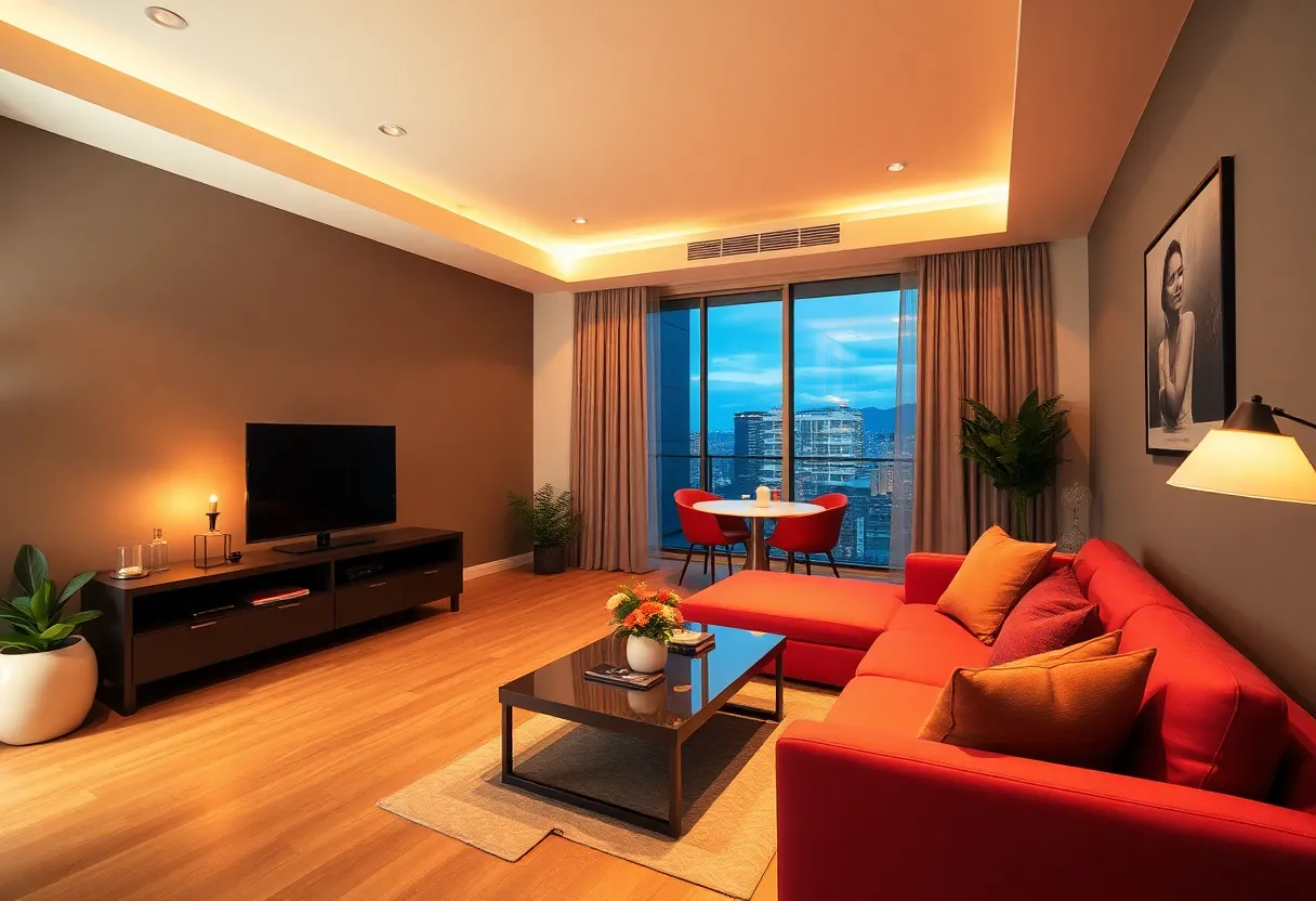 Modern condo symbolizing a new chapter in life