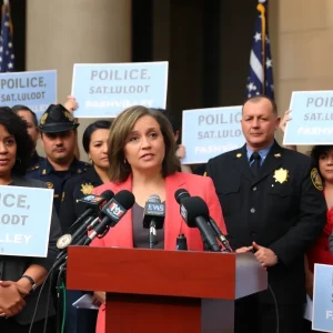 Press conference on law enforcement transparency in Nashville