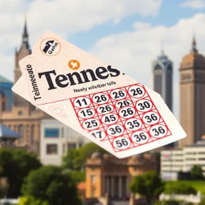 Winning Tennessee lottery ticket with numbers