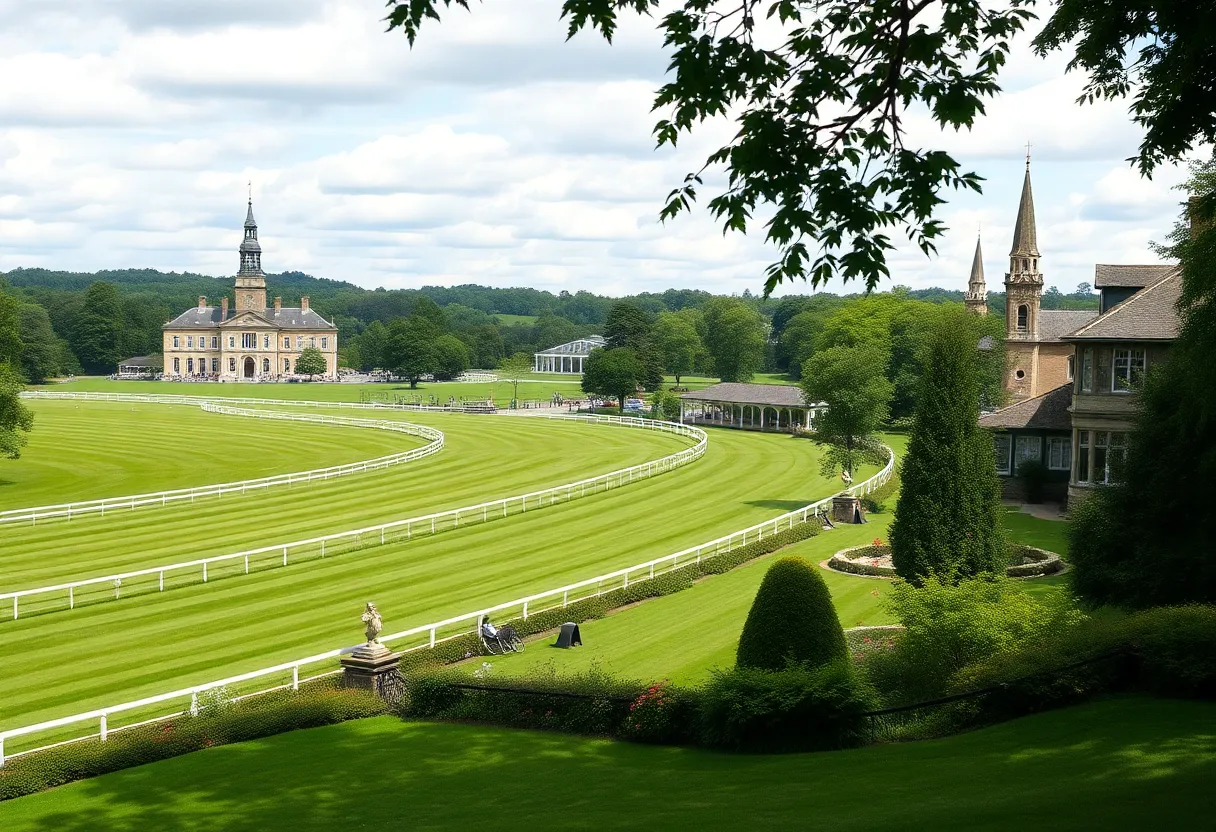 Scenic view of the race course at Andrew Jackson's Hermitage