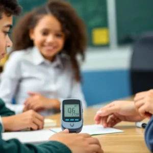 Training session on diabetes management in schools