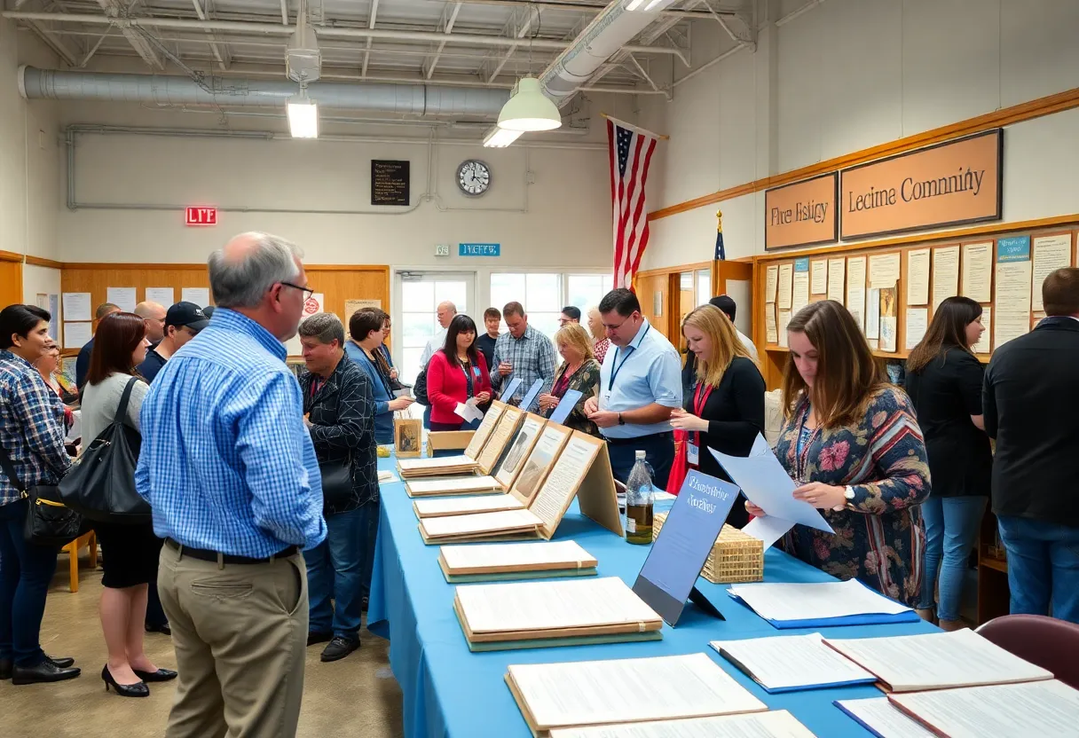 Community members at the Davidson County Register of Deeds Office Open House