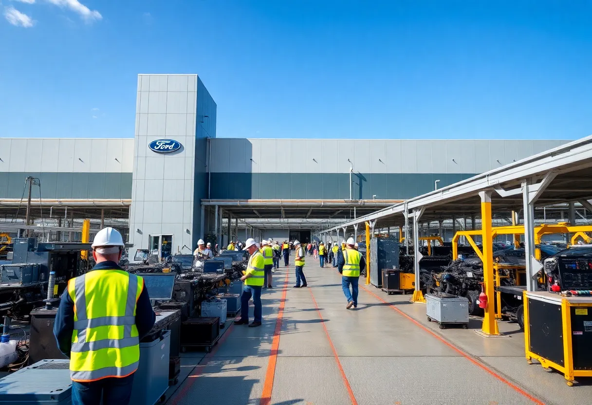 Ford Kentucky Battery Plant Production