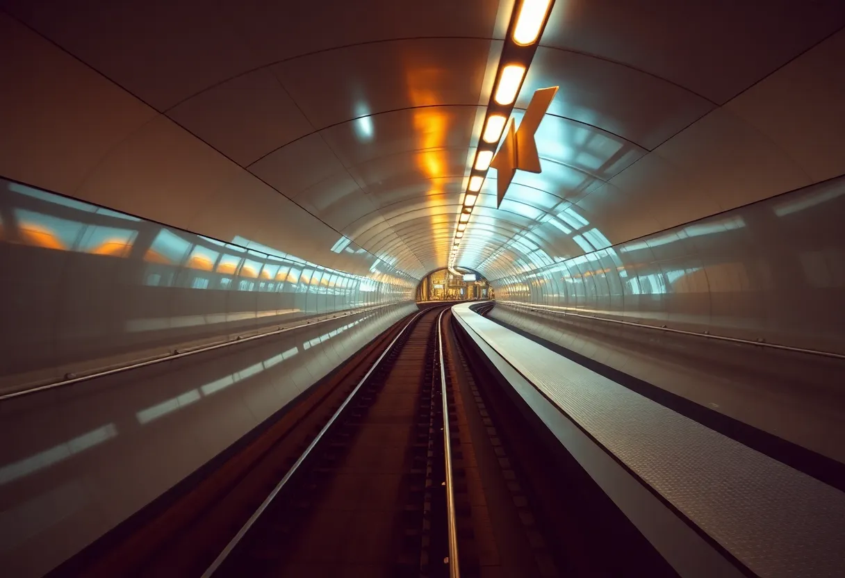 Concept art of the Music City Loop tunnel project in Nashville
