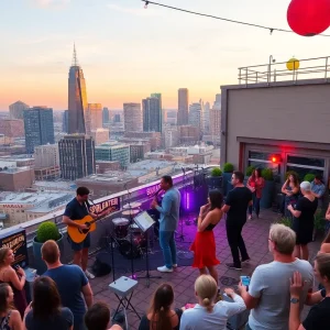 Live performance at Nashville's AMERICANAFEST kickoff party