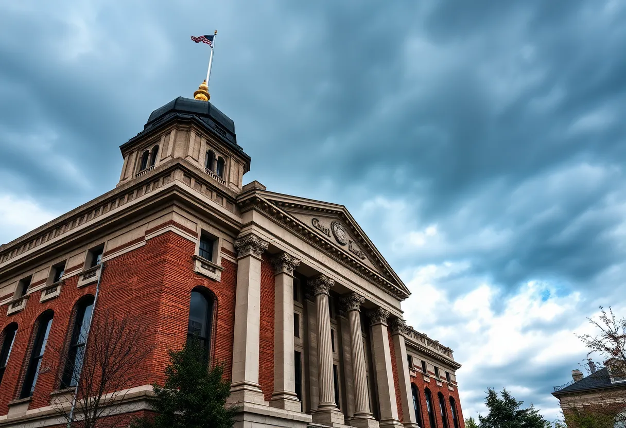 Exterior view of Nashville City Hall representing political changes