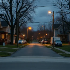 Residential area in Nashville, TN highlighting the issue of domestic violence.