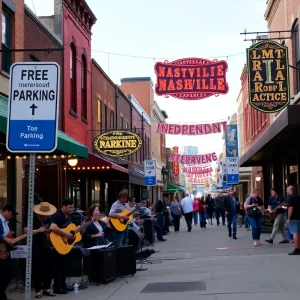 Musicians in Nashville enjoying free parking under the new Park & Play Program
