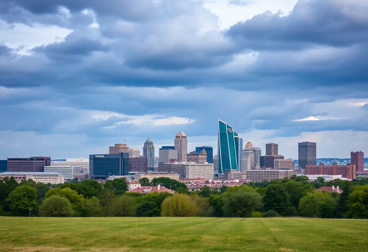 Landscape of Nashville symbolizing remembrance