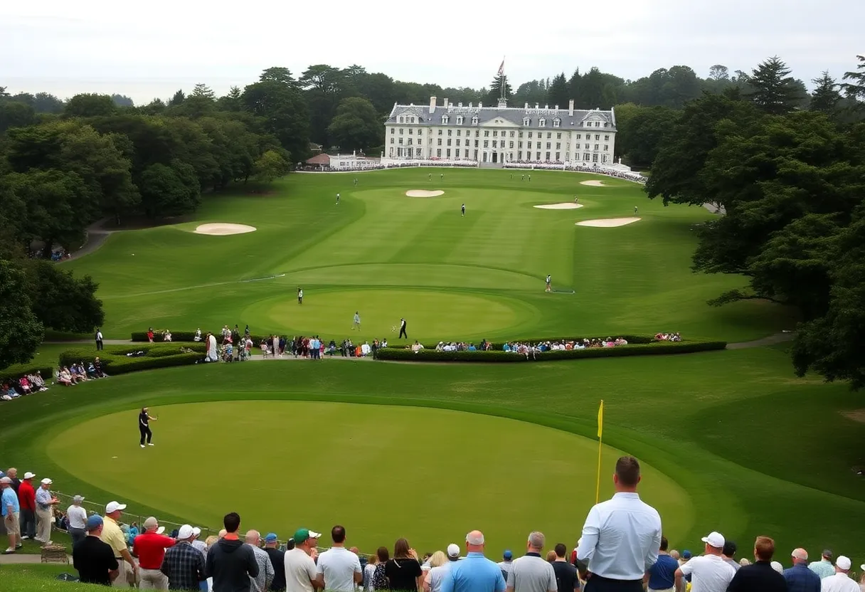 View of the Olympic Club during the U.S. Amateur Championship