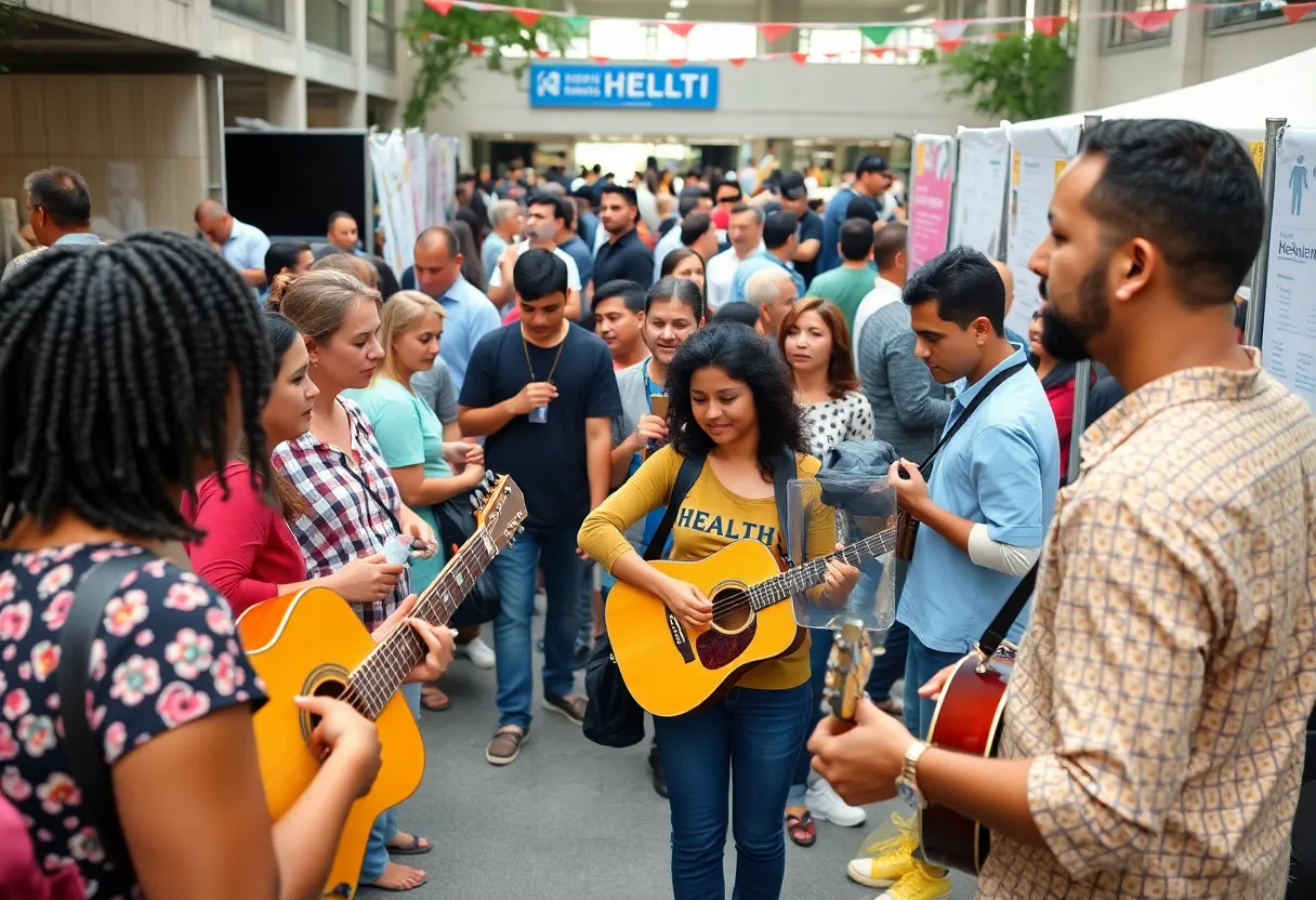 Community health event for Rooted In Wellness initiative