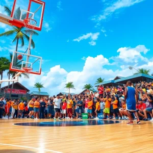 Vanderbilt Men's Basketball team during the Battle 4 Atlantis tournament