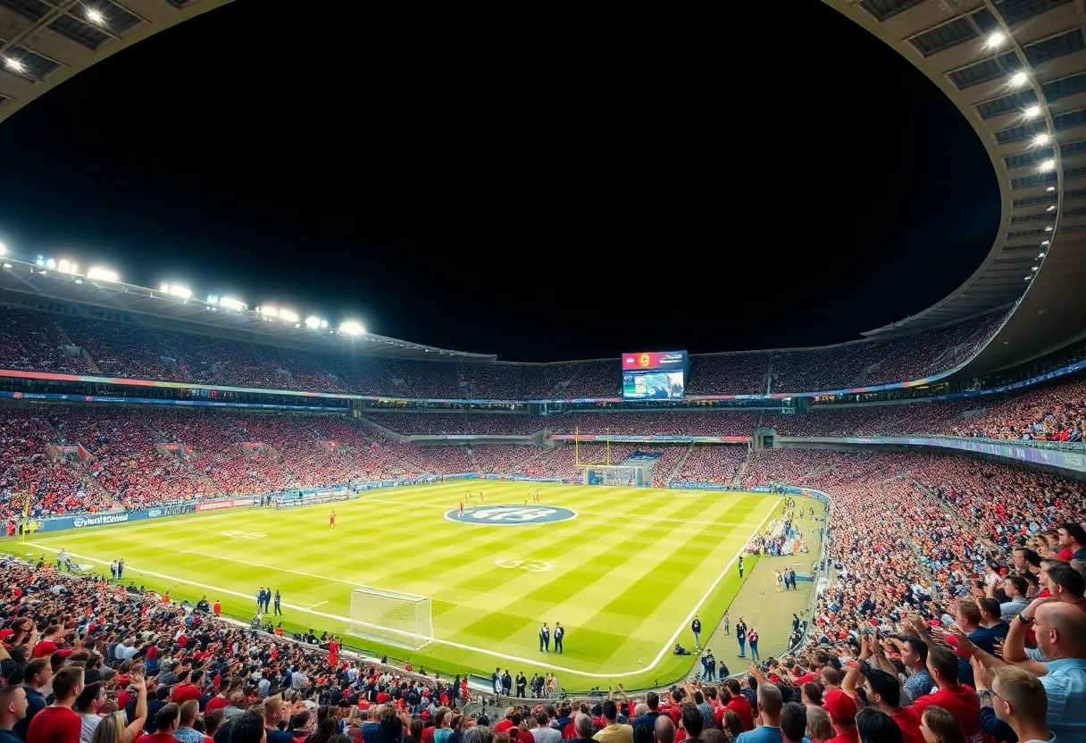 Crowd at Vanderbilt football game