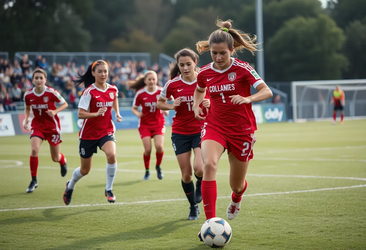 Vanderbilt soccer team in a match against Memphis.