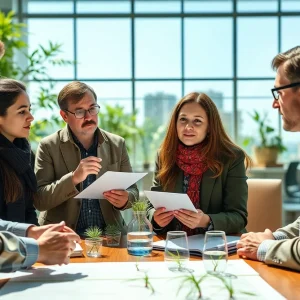 Experts collaborating on climate solutions at Vanderbilt University