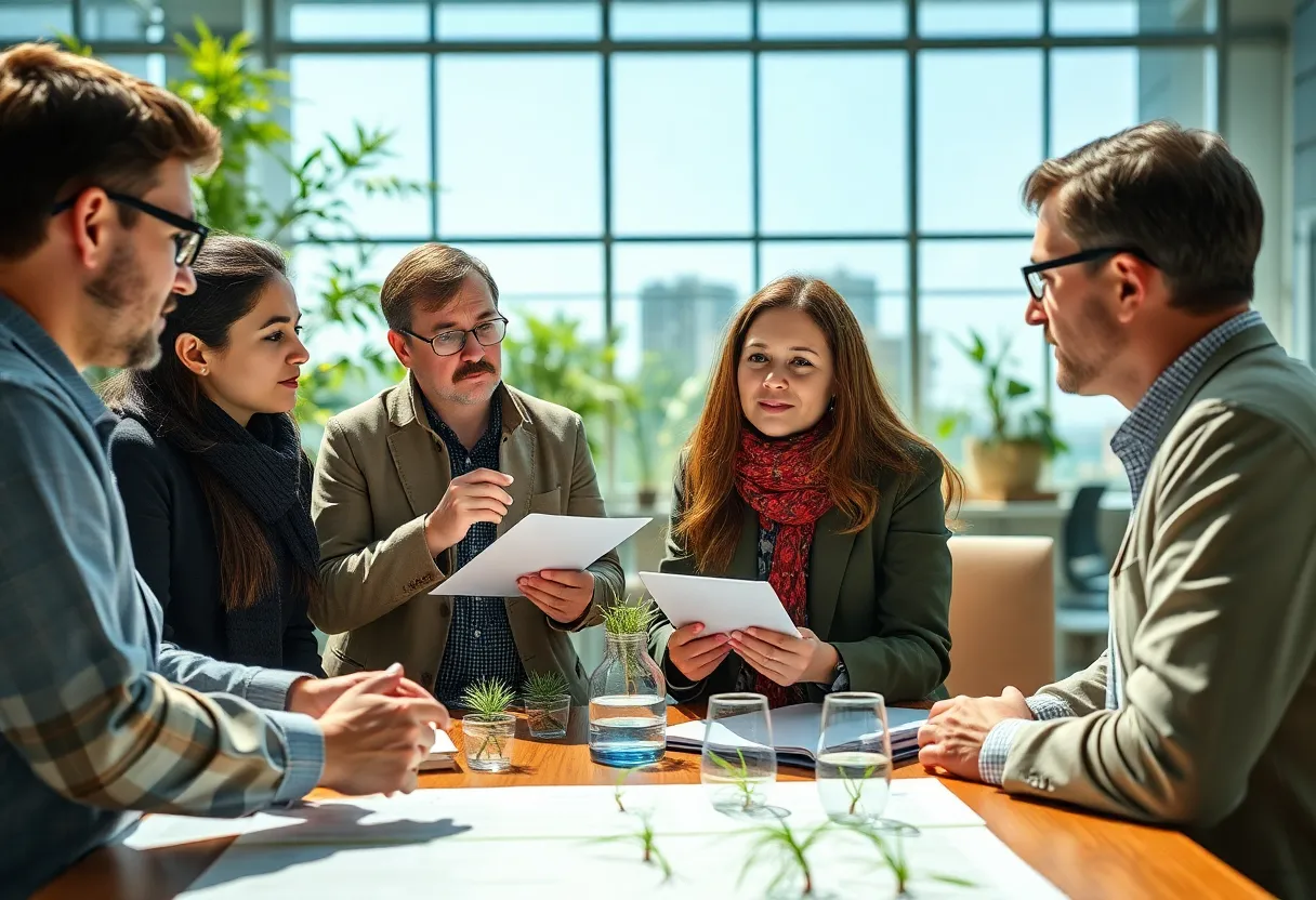 Experts collaborating on climate solutions at Vanderbilt University