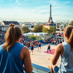 Vanderbilt women's basketball team playing in Paris