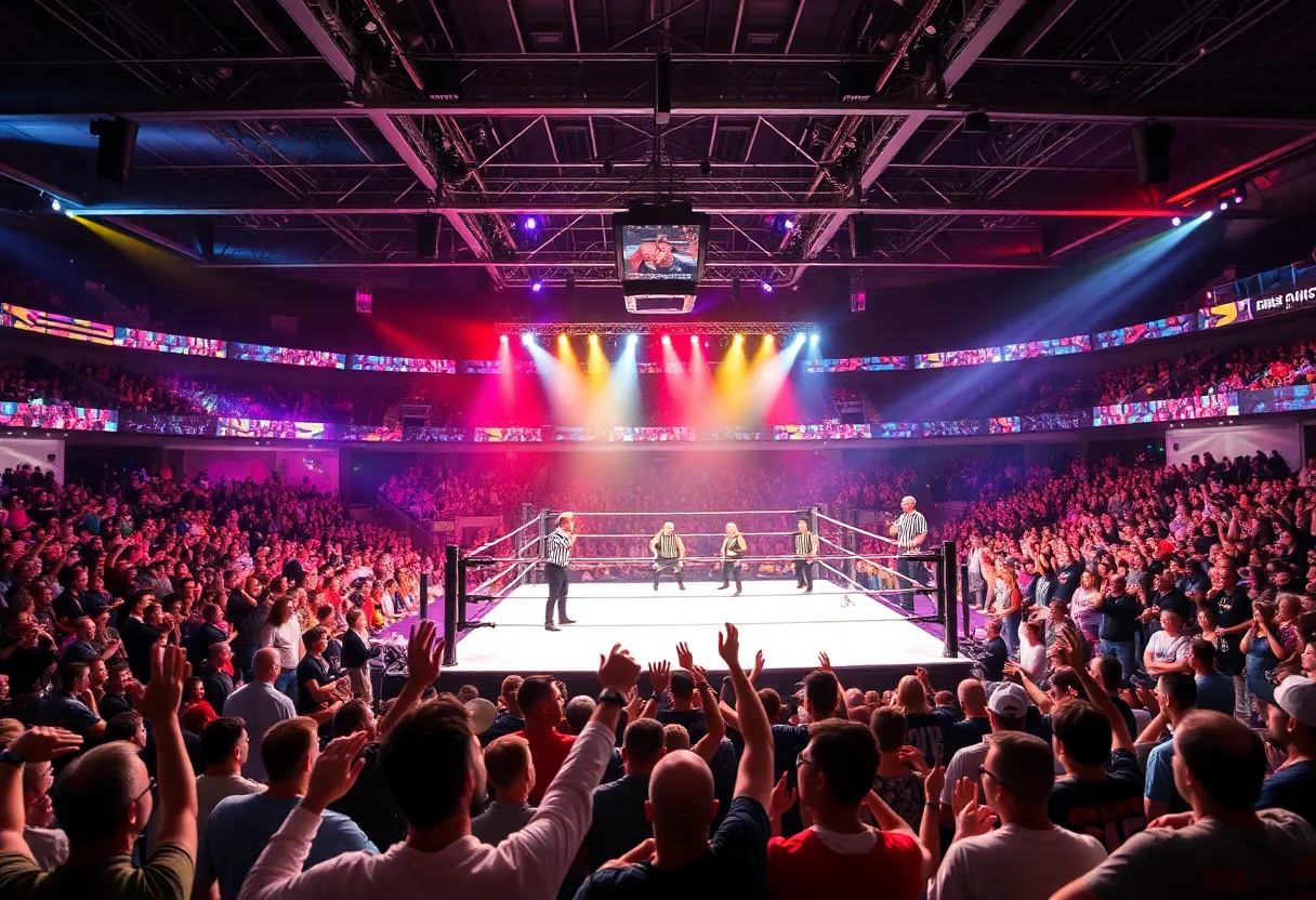 AEW Dynamite and Collision wrestling event at The Pinnacle in Nashville.