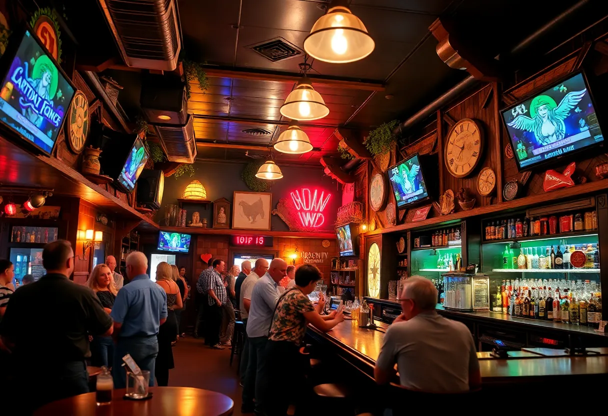 Bar scene highlighting celebrity-owned establishments in Nashville