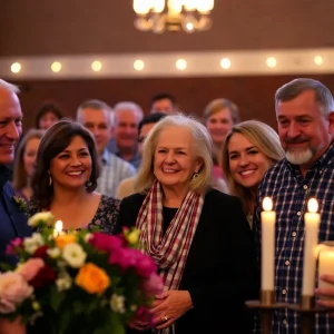 Community gathering in tribute of a beloved member in Nashville