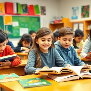 Engaged students in a Metro Nashville classroom
