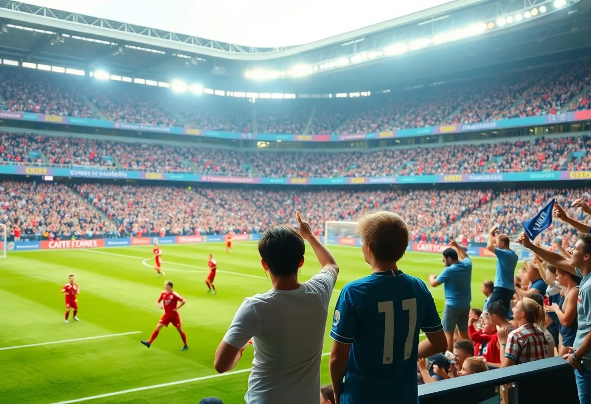Soccer match between Nashville SC and Philadelphia Union at GEODIS Park