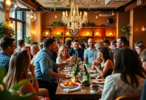 A celebration event at V Modern Italian in Nashville honoring the 25 Most Beautiful People.