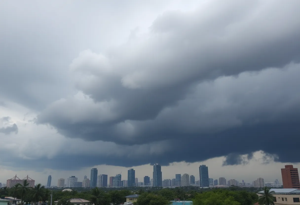 Severe storms damage in Knoxville with downed trees and debris
