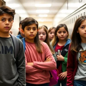 Students expressing anxiety in school related to gun violence