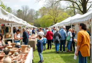 Craft Fair in Nashville showcasing handmade crafts
