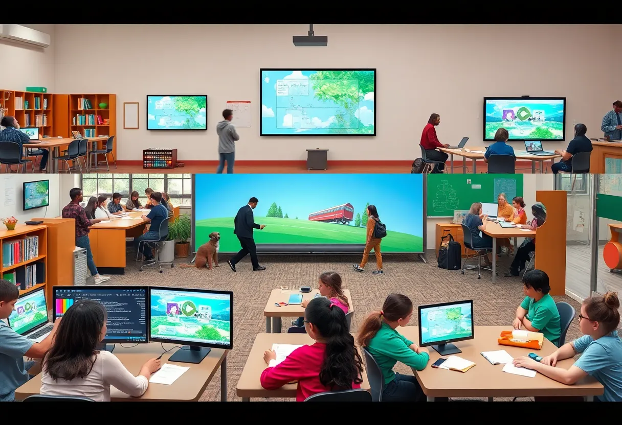 Students participating in various Tennessee education programs.