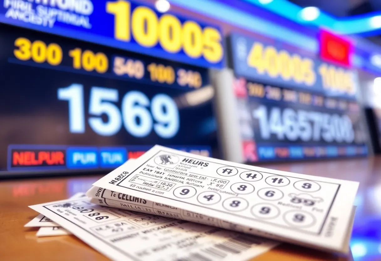 Winning lottery tickets and numbers