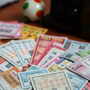 Various Tennessee lottery tickets