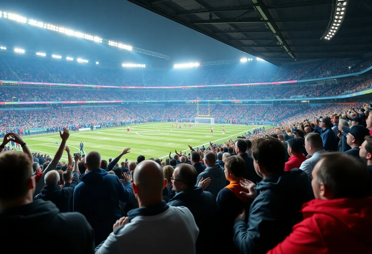 Football game action between the Titans and Colts