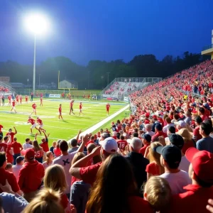 Exciting community engagement during Titans Fireball Fridays game.