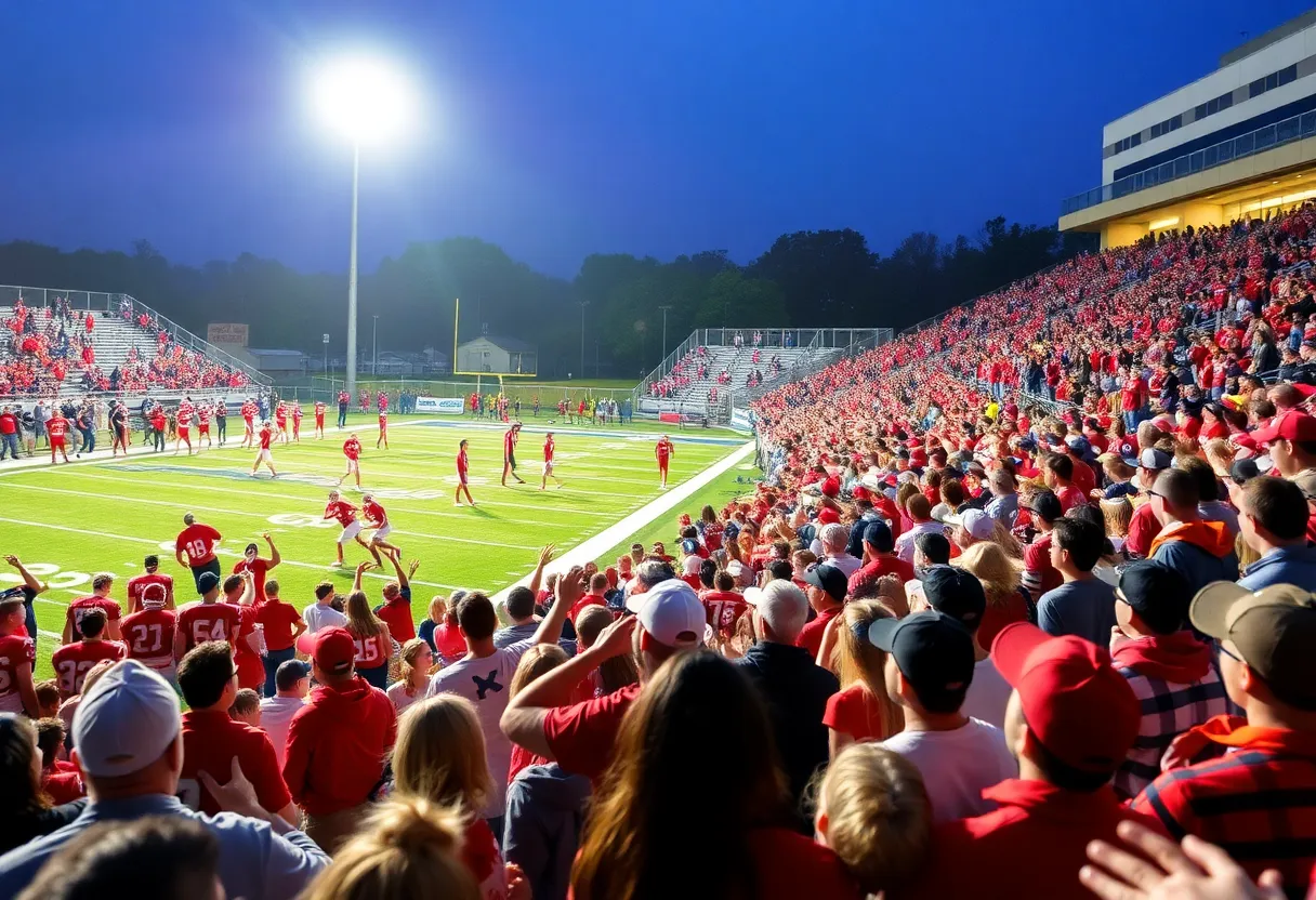 Exciting community engagement during Titans Fireball Fridays game.