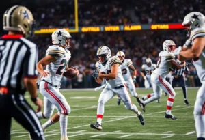 American football game between the Tennessee Titans and Indianapolis Colts