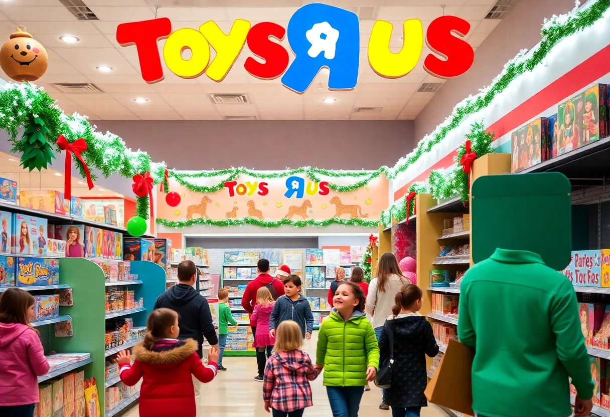Toys R Us holiday pop-up shop at Tanger Outlets in Nashville