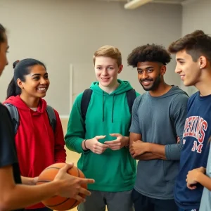 Student-athletes collaborative discussion for TSSAA