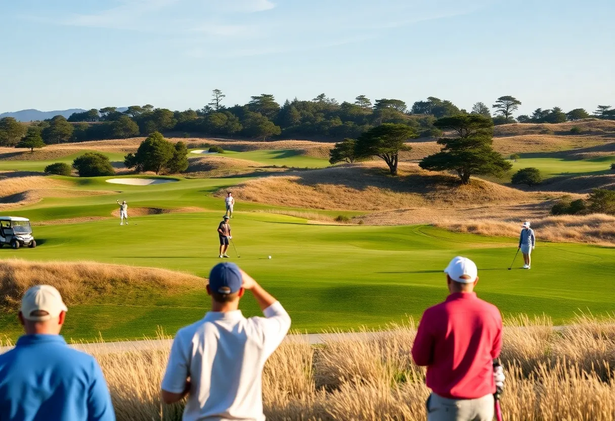 Vanderbilt University men's golf team at Carmel Cup