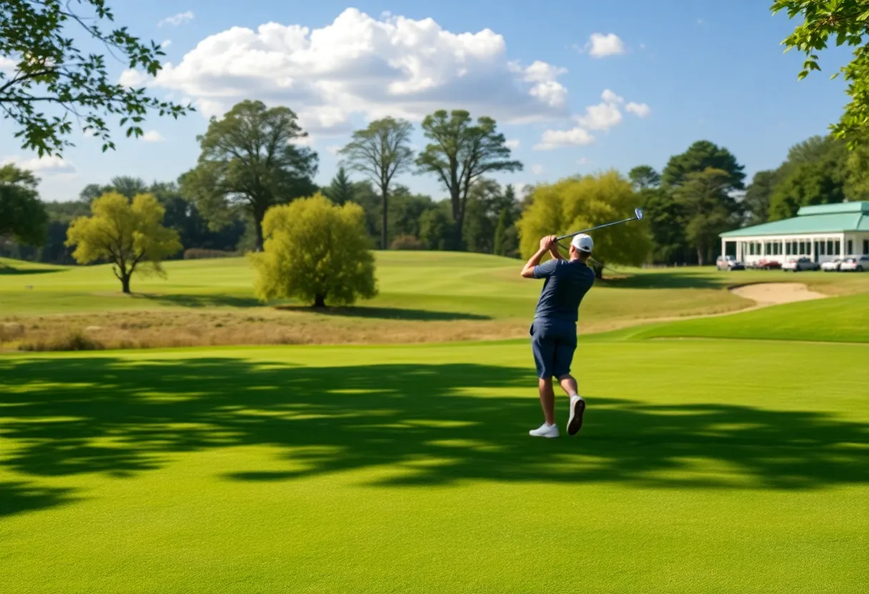 Stunning view of Vanderbilt Legends Club golf course