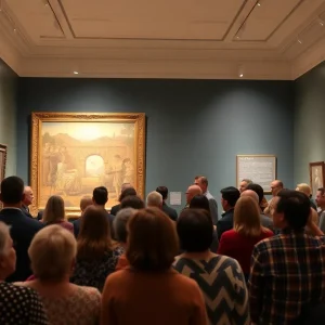 Audience engaged in a discussion at the Tennessee State Museum