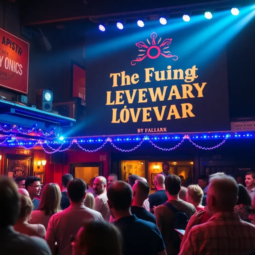 Audience enjoying live music at a historic Nashville venue during the Grand Ole Opry anniversary celebration.