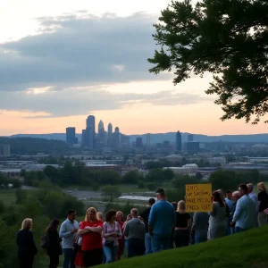 Nashville landscape reflecting community spirit