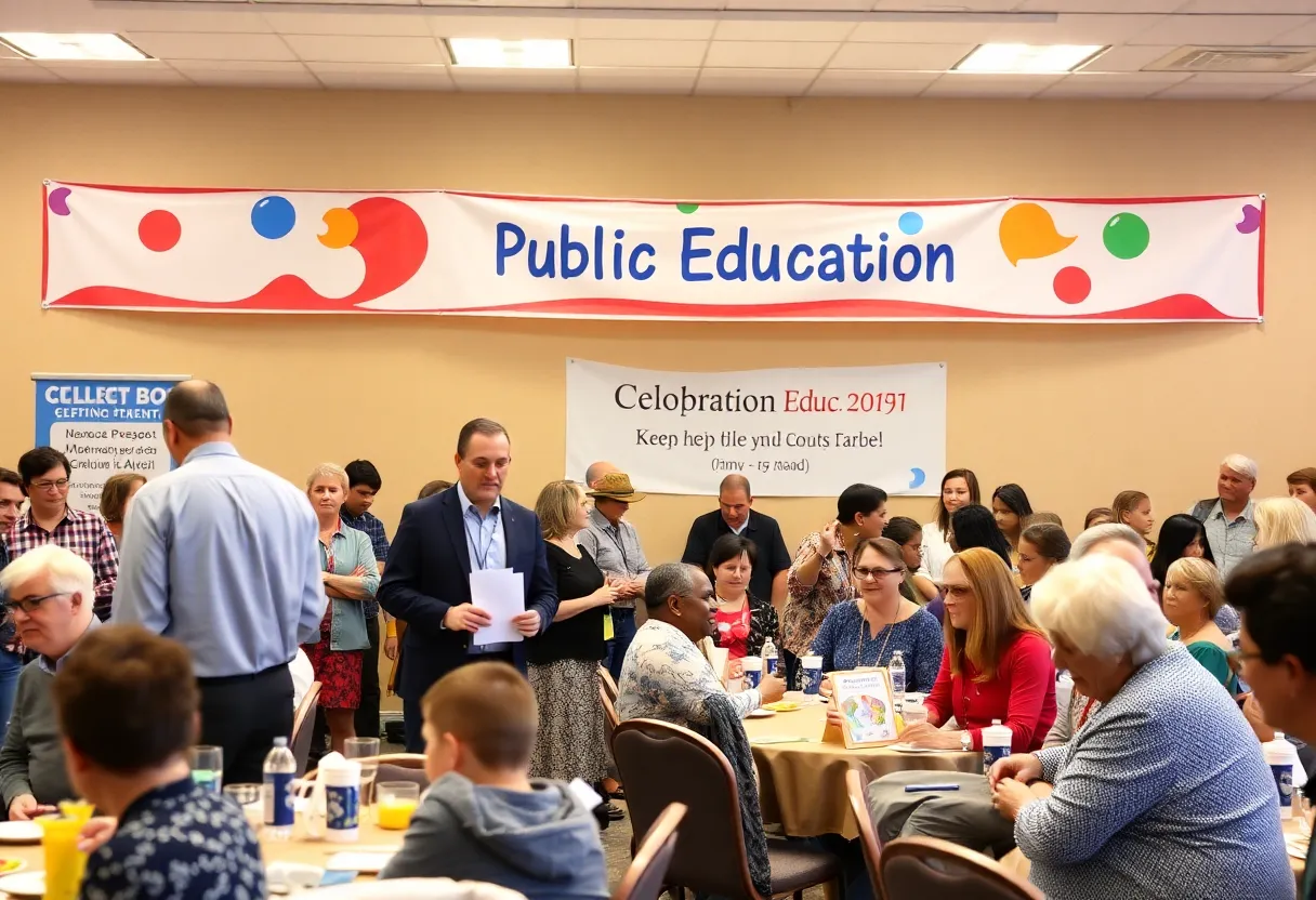 Community members at the Nashville Public Education Luncheon honoring public school champions.