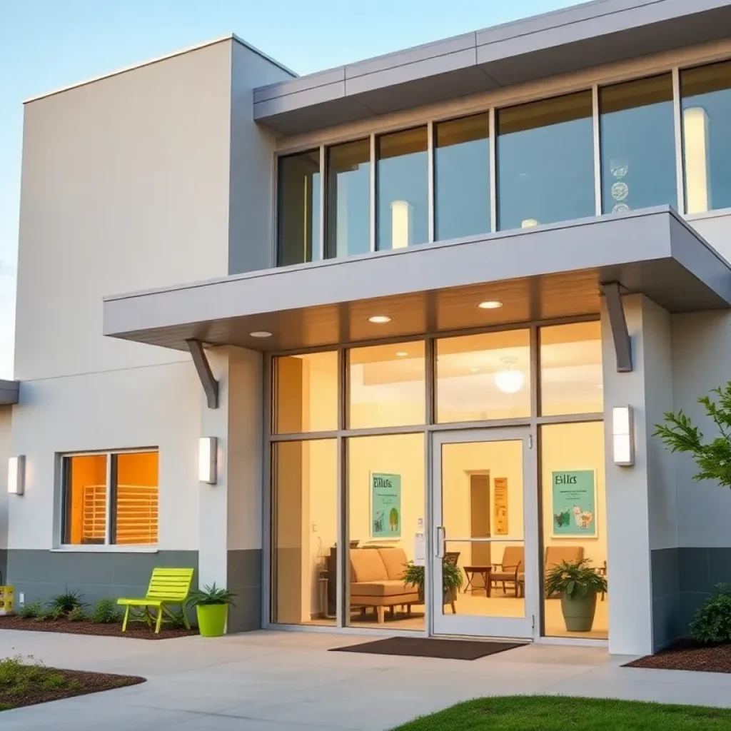 Exterior view of the Nashville Children and Youth Crisis Stabilization Unit