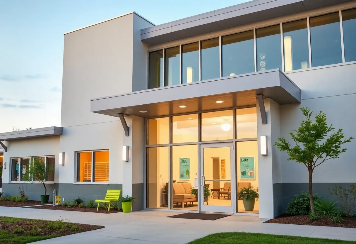 Exterior view of the Nashville Children and Youth Crisis Stabilization Unit